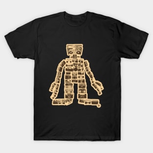 „Boombastic Giant“.  Gigantic Hip Hop Robot. Boombox Monster. T-Shirt